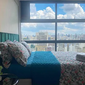 Vista Incrível No 33 Andar No Prédio Alto De Sp Apartamento